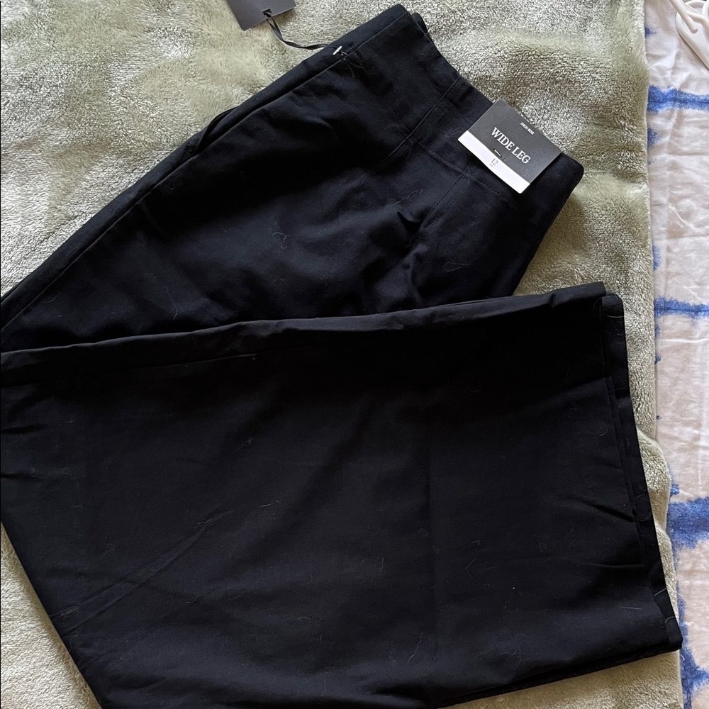 Future Collective - Women’s  Black Wide Leg Pants size 12
